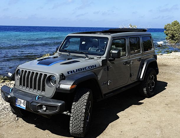 Jeep Wrangler Cabrio met elektrisch Sunroof Unlimited 4xe 380 Rubicon