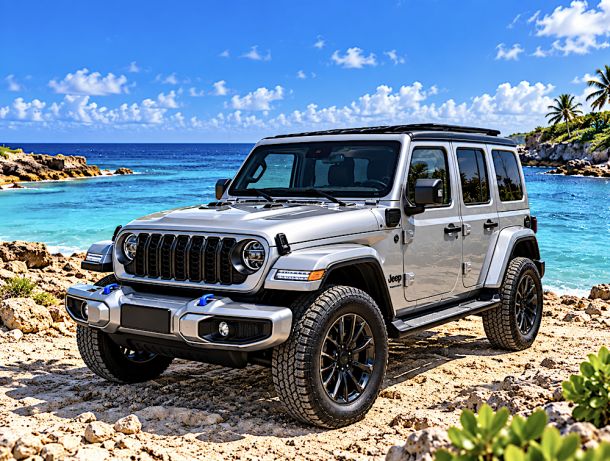 JEEP WRANGLER Hybride benzine Cabrio met elektrisch Sunroof Unlimited 4xe 380 GR