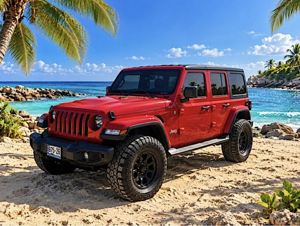 Jeep Wrangler Special Edition Red