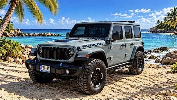 Jeep Wrangler Hybride Rubicon Convertible met elektrisch Sunroof Unlimited 4xe